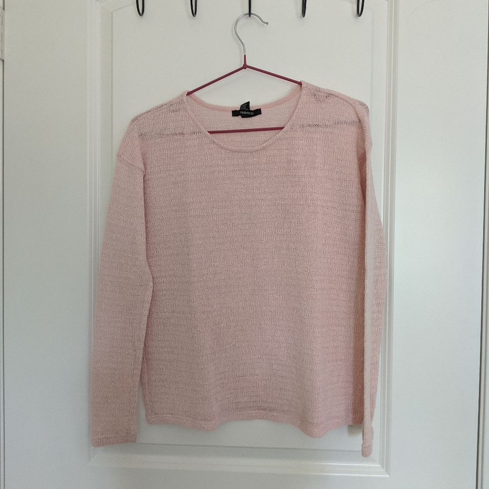 Peach pastel light weight oversized sweater